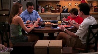 Two and a Half Men scene 9