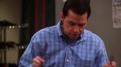 Two and a Half Men scene 9
