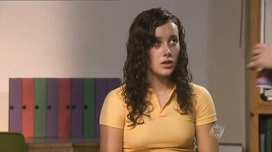 April Pearson Wet Lingerie in Shower in Skins