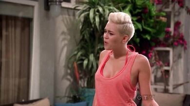 Miley Cyrus Sexy Bikini Scenes in Two and a Half Men