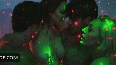 Lindsay Lohan & Lily Labeau Nude And Group Sex in The Canyons
