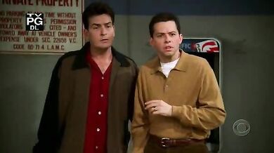 Two and a Half Men scene 26