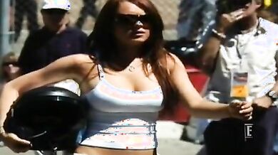 Lindsay Lohan Sexy On Public in Entertainment Tonight