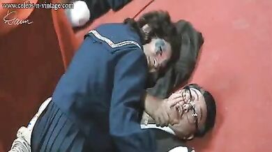 Terrifying Girls' High School: Lynch Law Classroom scene 4
